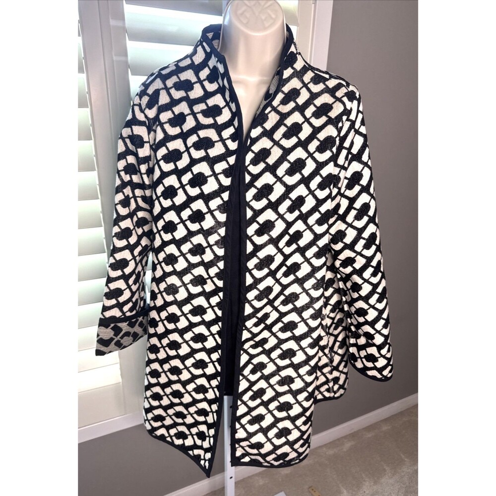 Winding River Open Jacket Large Geometric Boutiqu… - image 2